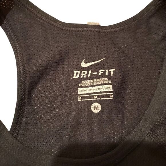 Nike Women's Black Racerback Training Tank Top Size M - Picture 9 of 11